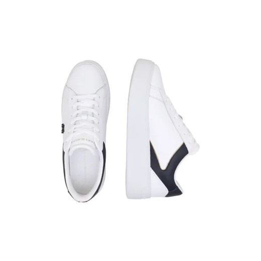 Tommy Hilfiger Skórzane sneakersy TH PLATFORM COURT Tommy Hilfiger 38 Gomez Fashion Store