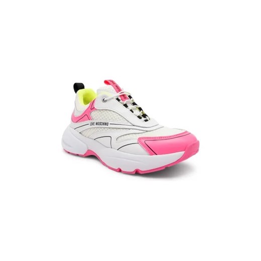 Love Moschino Sneakersy | z dodatkiem skóry ze sklepu Gomez Fashion Store w kategorii Buty sportowe damskie - zdjęcie 173113484