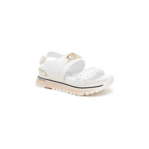 Liu Jo Skórzane sandały MAXI WONDER ze sklepu Gomez Fashion Store w kategorii Sandały damskie - zdjęcie 173113830