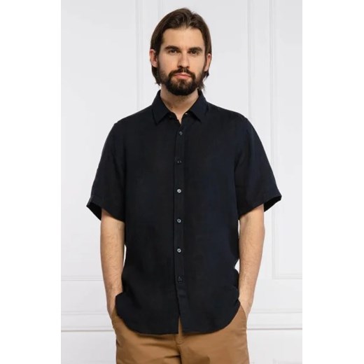 BOSS BLACK Lniana koszula Luka | Regular Fit ze sklepu Gomez Fashion Store w kategorii Koszule męskie - zdjęcie 173114784