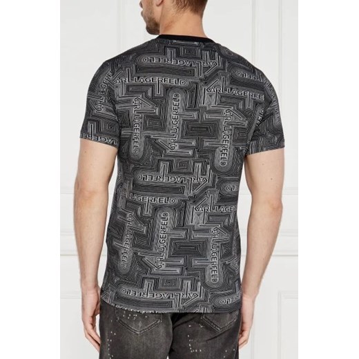 T-shirt męski Karl Lagerfeld z krótkim rękawem bawełniany
