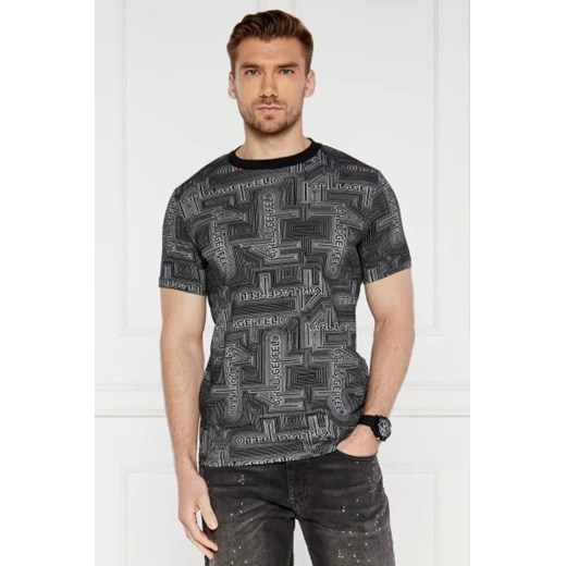 T-shirt męski Karl Lagerfeld bawełniany