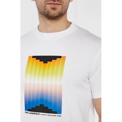 T-shirt męski biały Karl Lagerfeld 