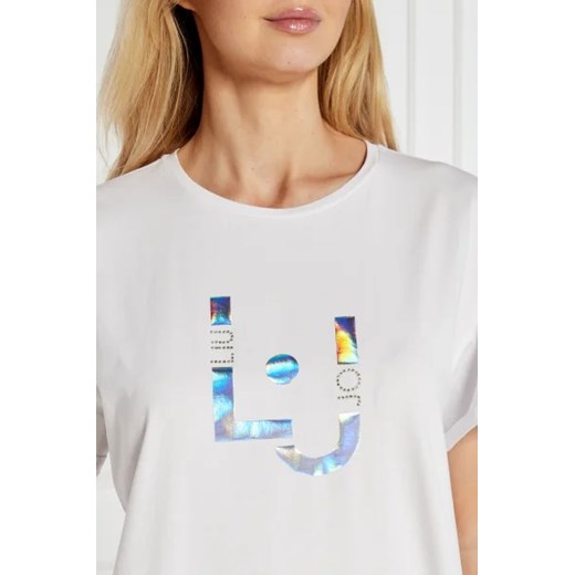 Liu Jo Beachwear T-shirt | Regular Fit XS promocja Gomez Fashion Store
