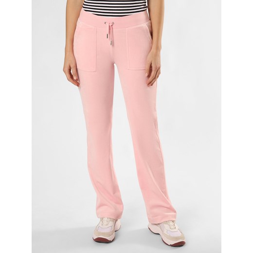 Juicy by Juicy Couture Damskie spodnie dresowe - Del Ray Kobiety różowy jednolity ze sklepu vangraaf w kategorii Spodnie damskie - zdjęcie 173119071
