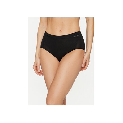 Calvin Klein Underwear Figi klasyczne z wysokim stanem 000QD5173E Czarny ze sklepu MODIVO w kategorii Majtki damskie - zdjęcie 173119984