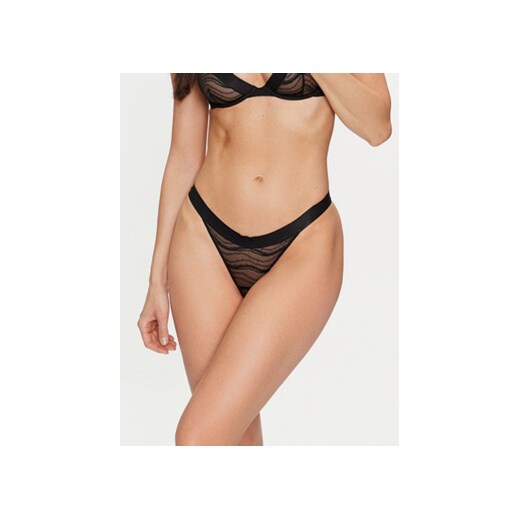 Calvin Klein Underwear Figi brazylijskie 000QF7720E Czarny ze sklepu MODIVO w kategorii Majtki damskie - zdjęcie 173119994