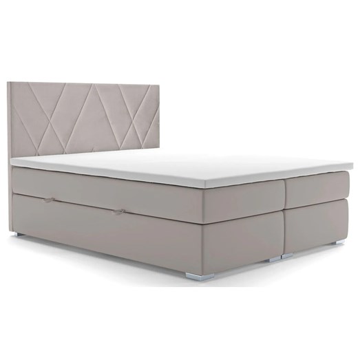 Łóżko małżeńskie boxspring Halaris 160x200 - 32 kolory ze sklepu Edinos.pl w kategorii Łóżka i materace - zdjęcie 173121224