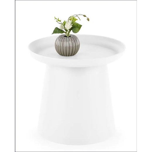 Biały stolik kawowy minimalistyczny - Lilian Elior One Size Edinos.pl