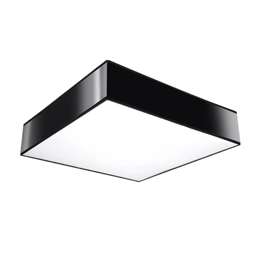 Czarny kwadratowy plafon - EX508-Horux Lumes One Size Edinos.pl