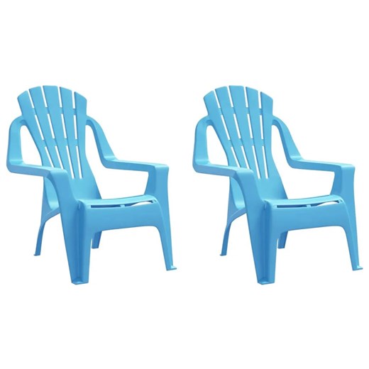 Niebieski komplet dwóch krzeseł dziecięcych - Laromi Elior One Size Edinos.pl wyprzedaż