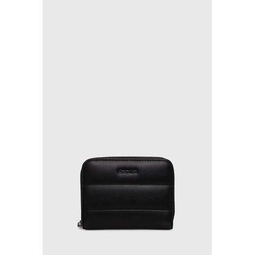 Calvin Klein portfel damski kolor czarny K60K612201 ze sklepu ANSWEAR.com w kategorii Portfele damskie - zdjęcie 173123002