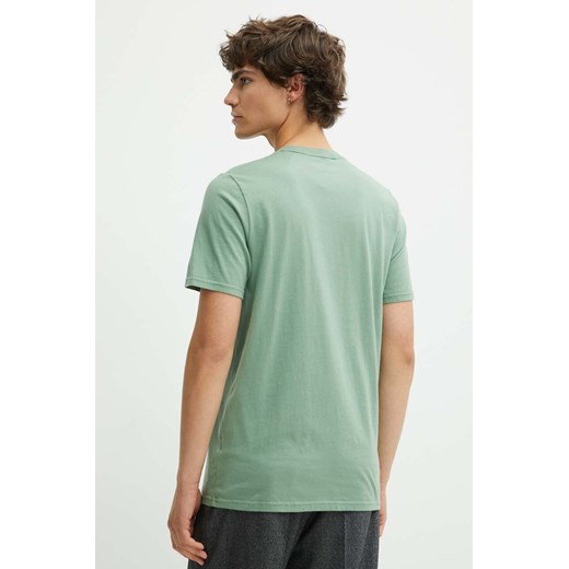 Hollister Co. t-shirt bawełniany męski kolor zielony gładki Hollister Co. L ANSWEAR.com
