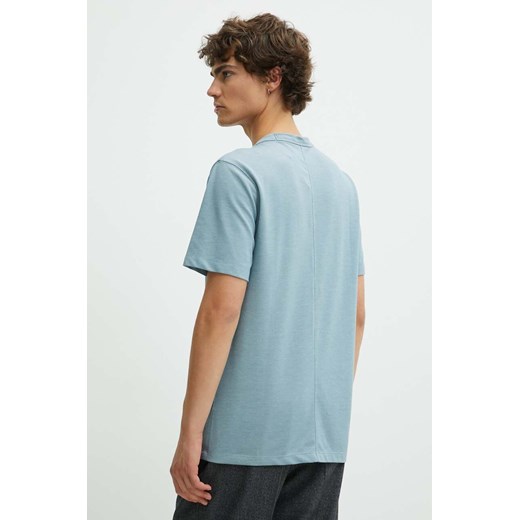 Abercrombie &amp; Fitch t-shirt męski kolor niebieski gładki KI124-4099-210 Abercrombie & Fitch L ANSWEAR.com