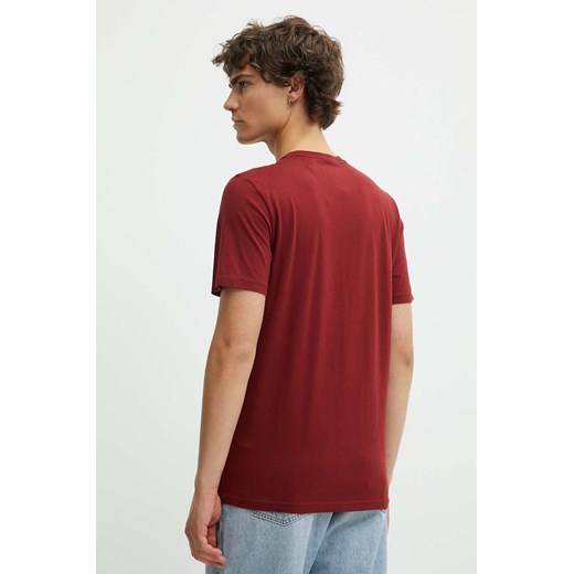 Hollister Co. t-shirt bawełniany męski kolor bordowy gładki KI324-4089 Hollister Co. XXL ANSWEAR.com