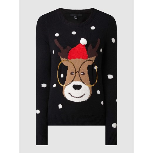 Sweter z motywem świątecznym model ‘Tinsel’ ze sklepu Peek&Cloppenburg  w kategorii Swetry damskie - zdjęcie 173124083