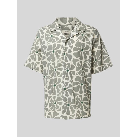 Koszula casualowa o kroju regular fit z kołnierzem z połami model ‘HOWIE’ ze sklepu Peek&Cloppenburg  w kategorii Koszule męskie - zdjęcie 173124162