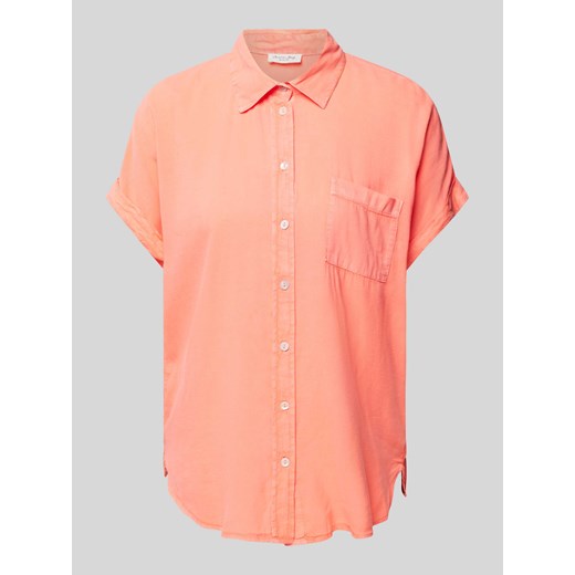 Bluzka koszulowa z kieszenią na piersi ze sklepu Peek&Cloppenburg  w kategorii Koszule damskie - zdjęcie 173124173