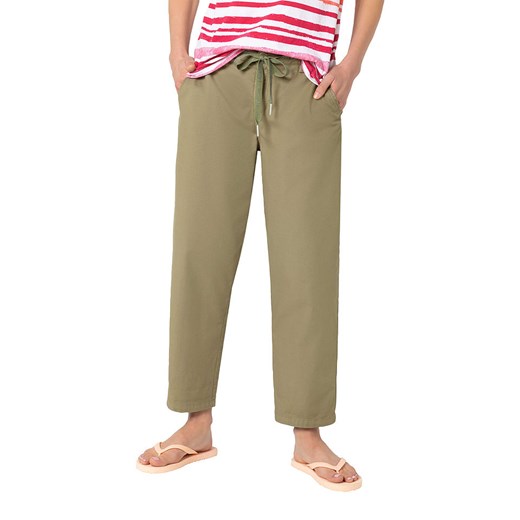 Timezone Spodnie w kolorze khaki ze sklepu Limango Polska w kategorii Spodnie damskie - zdjęcie 173124391