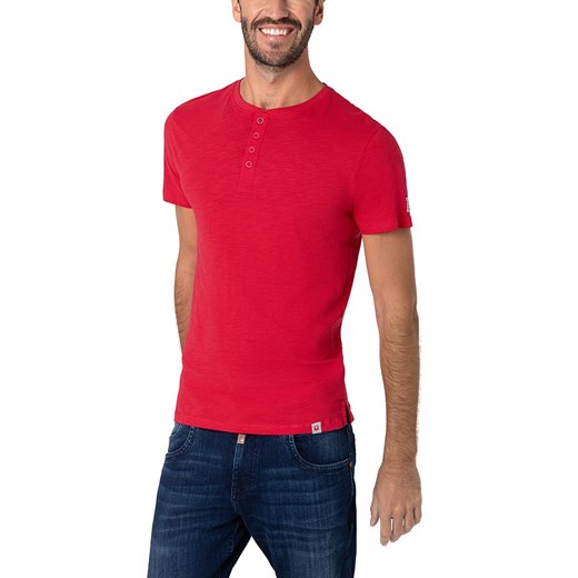 Timezone Koszulka w kolorze czerwonym ze sklepu Limango Polska w kategorii T-shirty męskie - zdjęcie 173124471