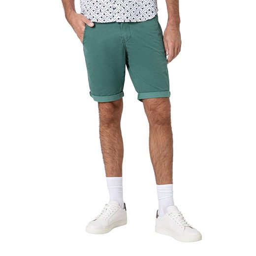 Timezone Szorty - Slim fit - w kolorze zielonym ze sklepu Limango Polska w kategorii Spodenki męskie - zdjęcie 173124530