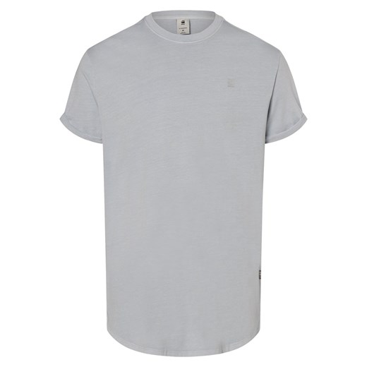 G-Star RAW Koszulka męska - Lash Mężczyźni Bawełna jasnoniebieski jednolity ze sklepu vangraaf w kategorii T-shirty męskie - zdjęcie 173126941