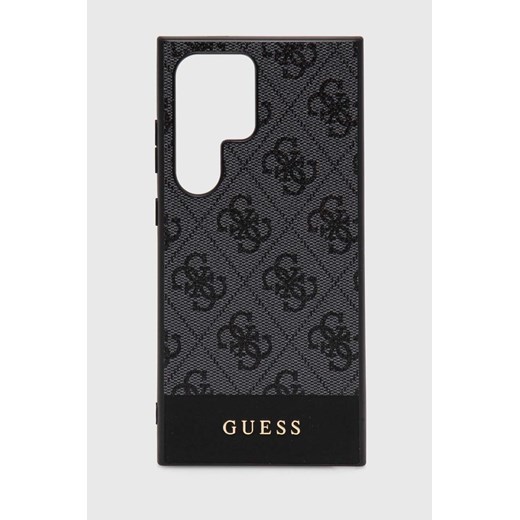 Guess etui na telefon kolor czarny GUHCS24LG4GLGR Guess One size ANSWEAR.com