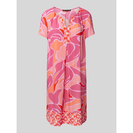 Sukienka o długości do kolan z dekoltem w serek ze sklepu Peek&Cloppenburg  w kategorii Sukienki - zdjęcie 173134222