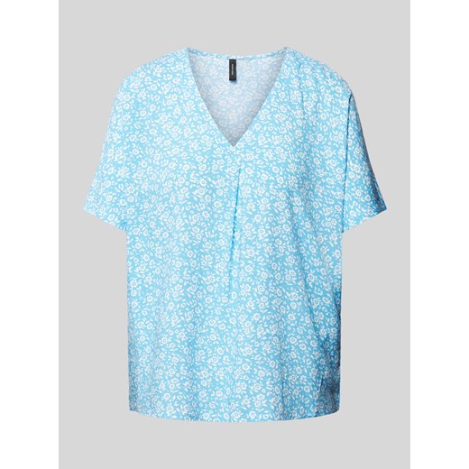 Bluzka z wiskozy z dekoltem w serek model ‘EASY’ ze sklepu Peek&Cloppenburg  w kategorii Bluzki damskie - zdjęcie 173134271
