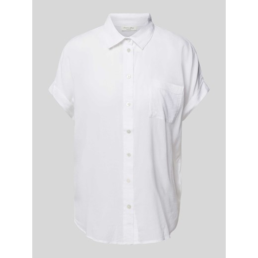 Bluzka koszulowa z kieszenią na piersi ze sklepu Peek&Cloppenburg  w kategorii Koszule damskie - zdjęcie 173134372