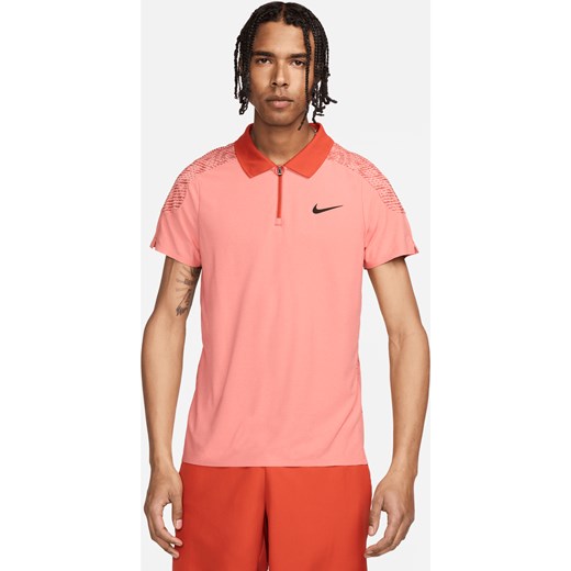 Męska koszulka polo do tenisa Dri-FIT ADV Nike Slam - Różowy ze sklepu Nike poland w kategorii T-shirty męskie - zdjęcie 173134631