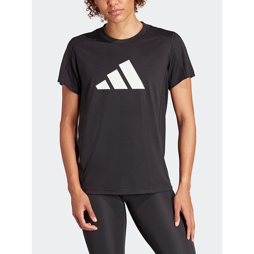 adidas Koszulka sportowa w kolorze czarnym ze sklepu Limango Polska w kategorii Bluzki damskie - zdjęcie 173135620
