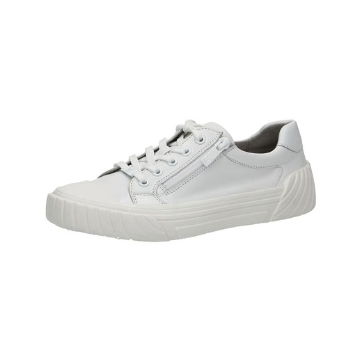 Caprice Skórzane sneakersy w kolorze białym ze sklepu Limango Polska w kategorii Trampki damskie - zdjęcie 173136352