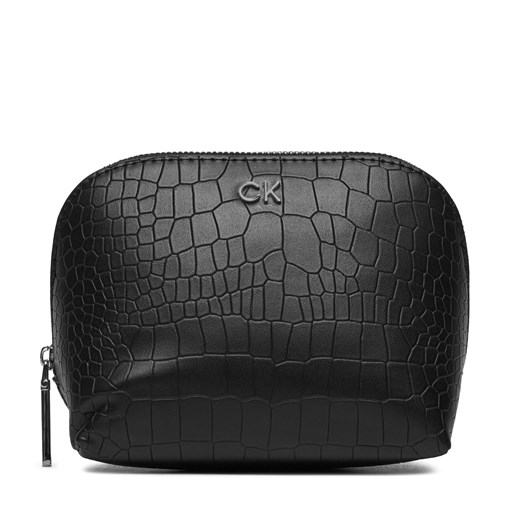 Kosmetyczka Calvin Klein Ck Daily Cosmetic Pouch_Croco K60K612640 Czarny ze sklepu eobuwie.pl w kategorii Kosmetyczki - zdjęcie 173137641