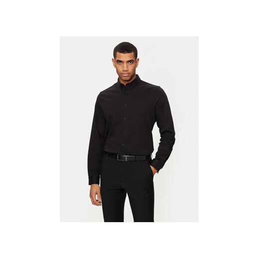Calvin Klein Koszula K10K113339 Czarny Slim Fit ze sklepu MODIVO w kategorii Koszule męskie - zdjęcie 173138552