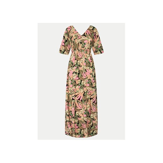 Roxy Sukienka letnia Peaceful Swell Again ERJWD03789 Kolorowy Regular Fit ze sklepu MODIVO w kategorii Sukienki - zdjęcie 173138622