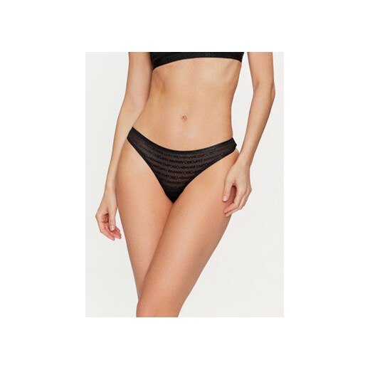 Emporio Armani Underwear Komplet 2 par fig brazylijskich 163333 3F204 00020 Czarny ze sklepu MODIVO w kategorii Majtki damskie - zdjęcie 173138751