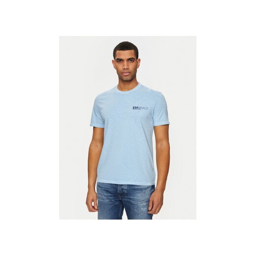 United Colors Of Benetton T-Shirt 3F98U1092 Niebieski Regular Fit ze sklepu MODIVO w kategorii T-shirty męskie - zdjęcie 173138954