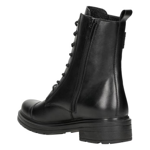 Wojas Czarne Skórzane Trzewiki Damskie Z Ociepleniem Wojas 39 Wojas