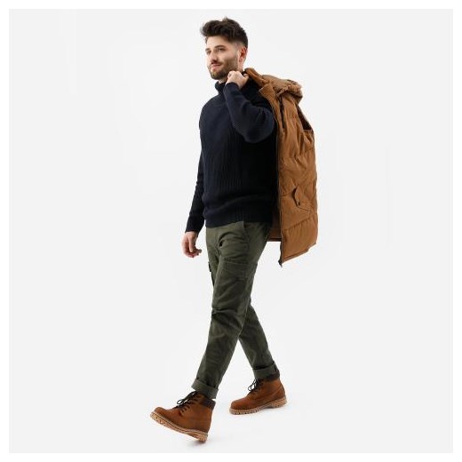 Wojas Brązowe Sznurowane Workery Męskie ze sklepu Wojas w kategorii Buty zimowe męskie - zdjęcie 173144474
