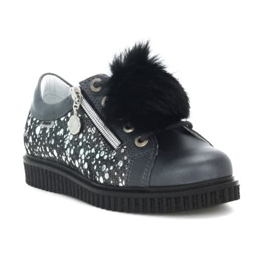 Półbuty Bartek W-45618/sz/spvx, Dla Dziewcząt, Grafitowy 27 okazyjna cena Wojas