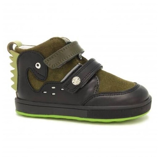 Mini First Steps Bartek 136340-02, Zielono-Czarny ze sklepu Wojas w kategorii Buciki niemowlęce - zdjęcie 173148273