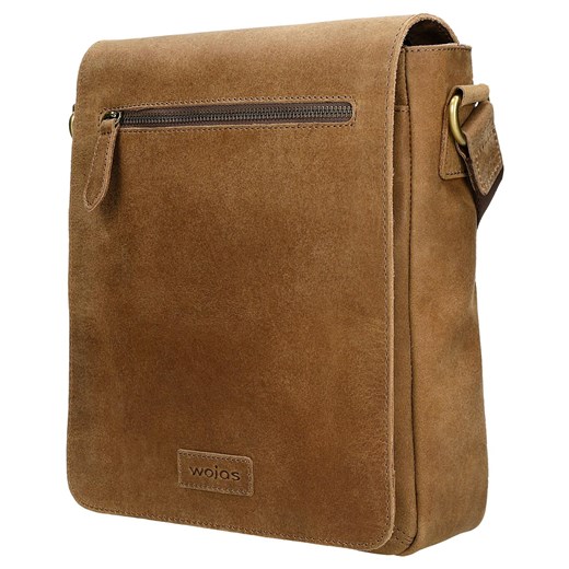 Wojas Mała Torba Męska Na Ramię Ze Skóry Crazy Horse Wojas  Wojas