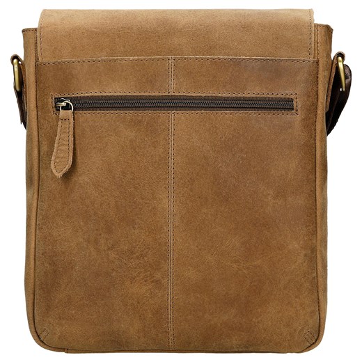 Wojas Mała Torba Męska Na Ramię Ze Skóry Crazy Horse Wojas  Wojas