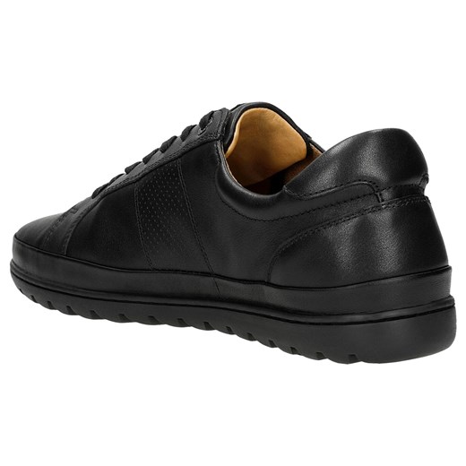 Wojas Czarne Skórzane Męskie Buty Na Oryginalnej Podeszwie Wojas 39 Wojas