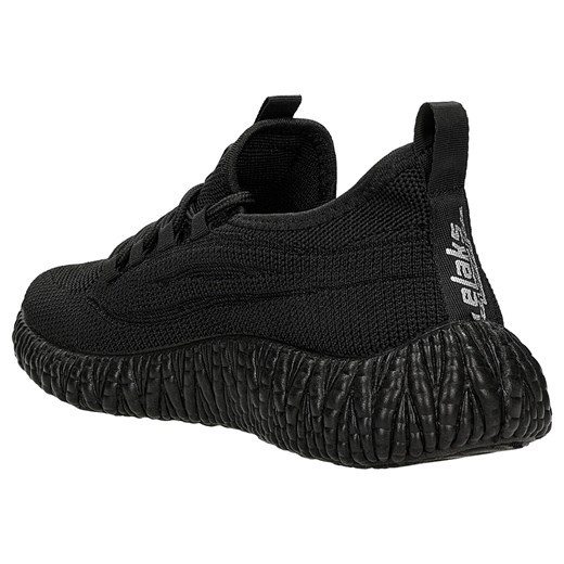Czarne Materiałowe Sneakersy Relaks Na Żłobionej Podeszwie Relaks 42 Wojas