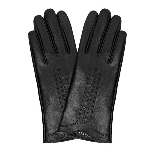 Wojas Czarne Rękawiczki Damskie Ze Skóry Wojas L Wojas