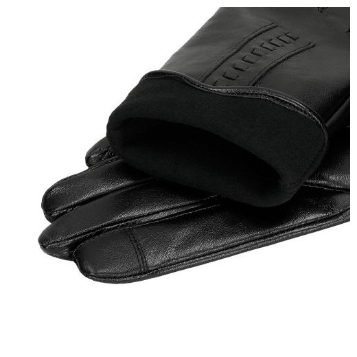 Wojas Czarne Rękawiczki Damskie Ze Skóry Wojas L Wojas