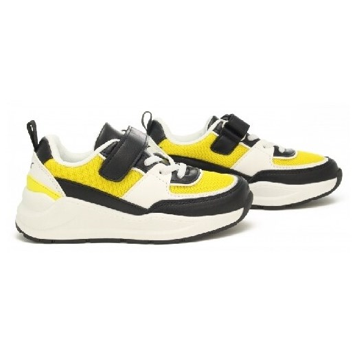 Półbuty Bartek 15541007, Czarno-Żółty 29 Wojas okazja