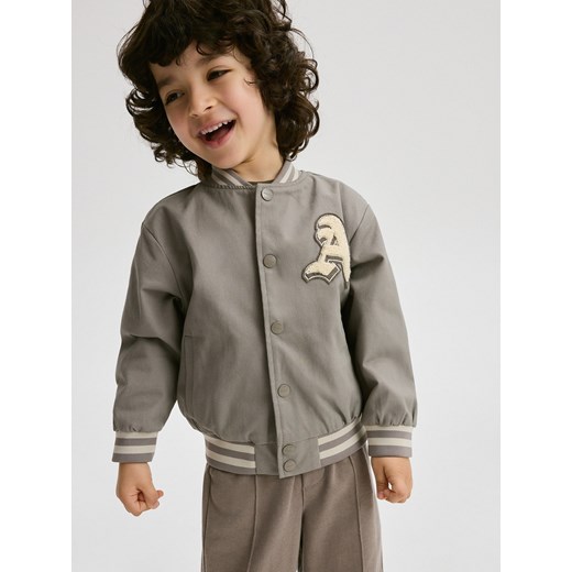 Reserved - Kurtka bomber oversize - brązowy Reserved 110 (4-5 lat) Reserved